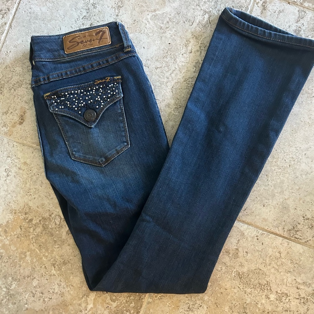 Seven7 Slim Boot Cut Jeans Size 2